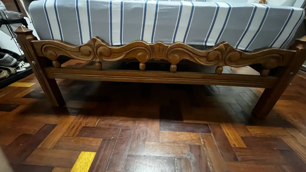Cama Madeira com colchão  - Foto 3