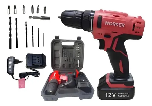 Furadeira/Parafusadeira Worker 12V