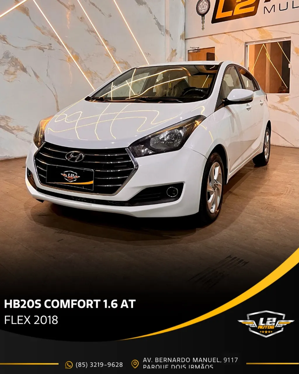 HB20S COMFORT STYLE 1.6 2018 AUT