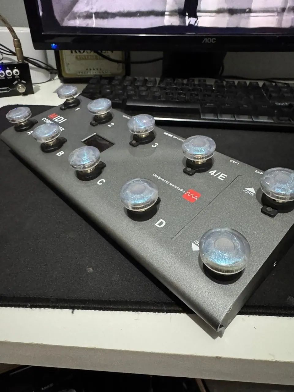 Pedal controladora MIDI MeloAudio Commander