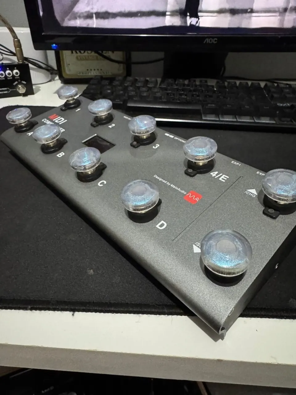 Pedal controladora MIDI MeloAudio Commander