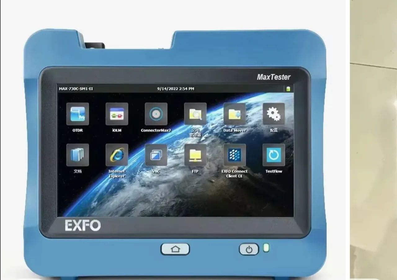 Máquina fusão e OTDR EXFO