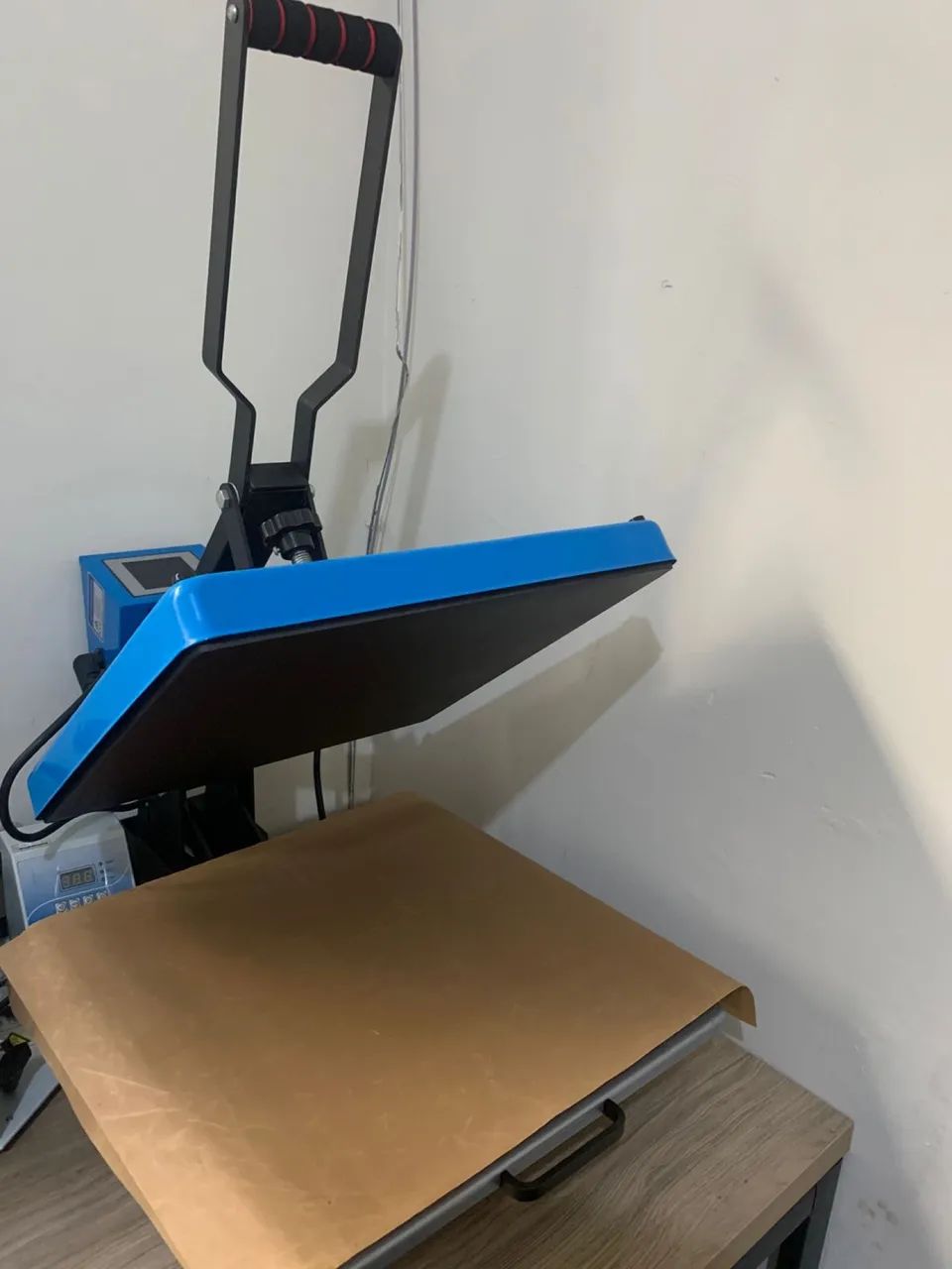Selling LIVE flat heat press with sublimation touch screen, 38*38 cm