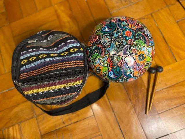 Vendo Hand Pan Tongue Drum 9 Pol (22,5cm) Eb (pentatônica menor) Sound Healing, Yoga.  - Foto 3