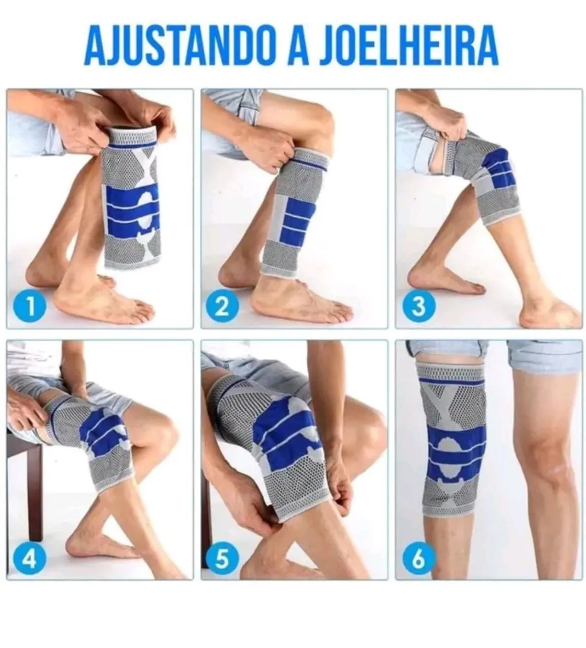Joelheira de Suporte com gel patelar  - Foto 5