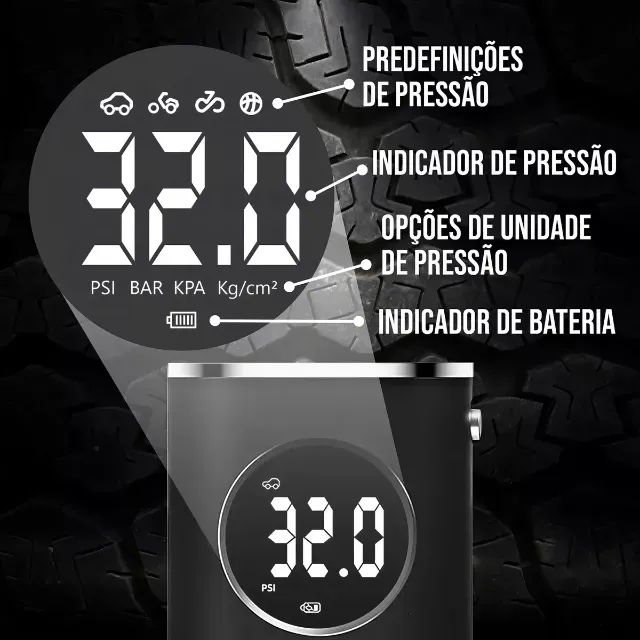 Calibrador Compressor de Ar Digital Altomex A-490 OBS: Usar até 5 Minutos - WZetta - Foto 5