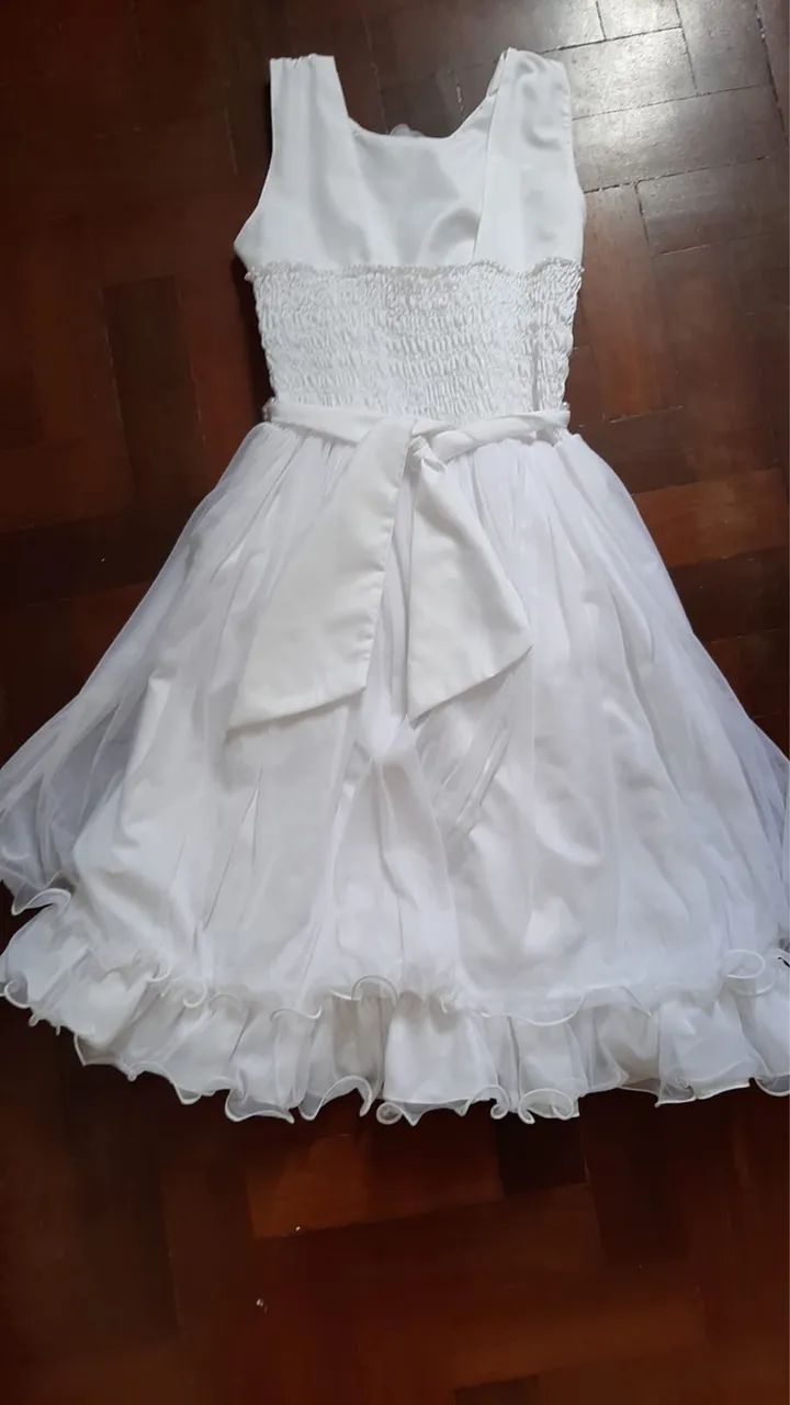 Vestido branco infantil  - Foto 2
