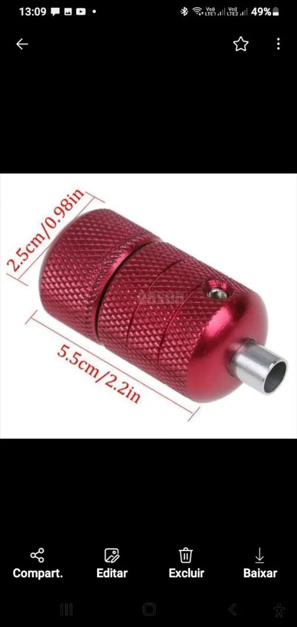 Kit Grip de alumínio + 11 biqueiras - Foto 4