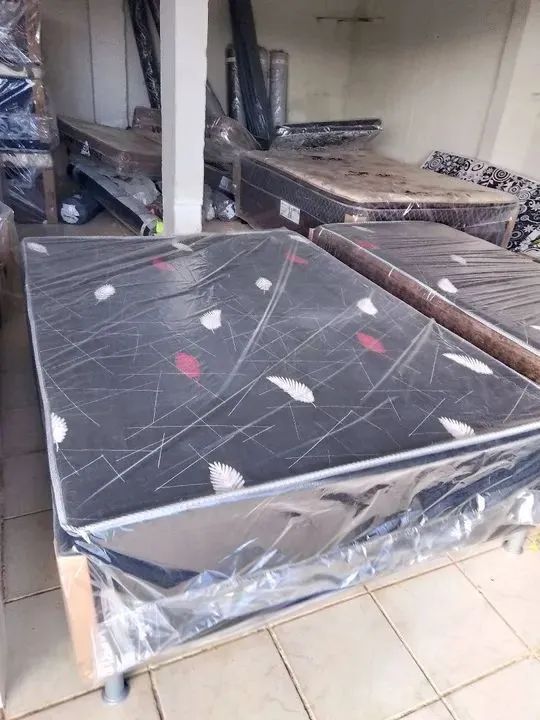 Cama Box Casal com Espuma D33