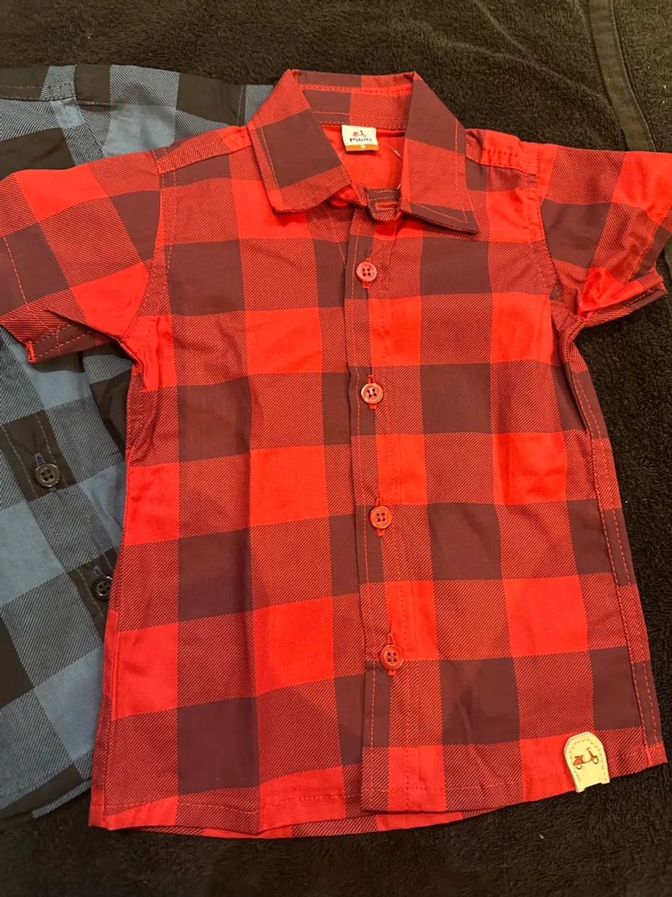 Camisa xadrez para bebê TAM G - Foto 4