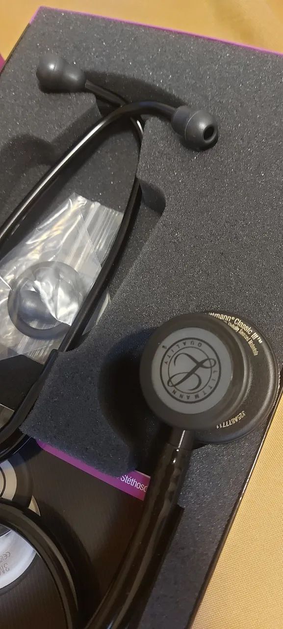 Stetoscopio Littmann Classic III Preto - Foto 3