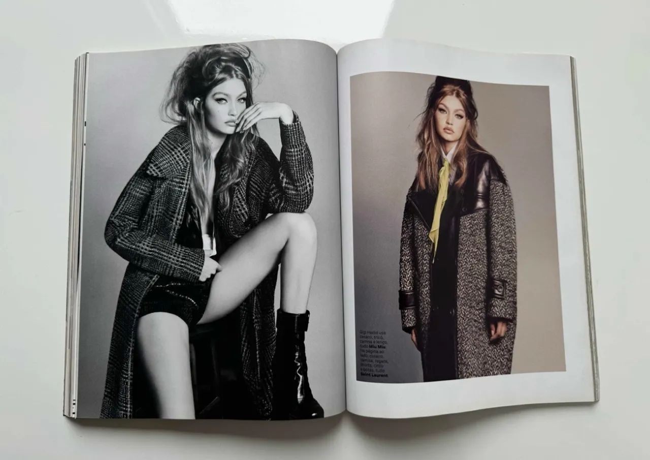 Revista Vogue Brasil Gigi Hadid Setembro 2018 - Foto 5
