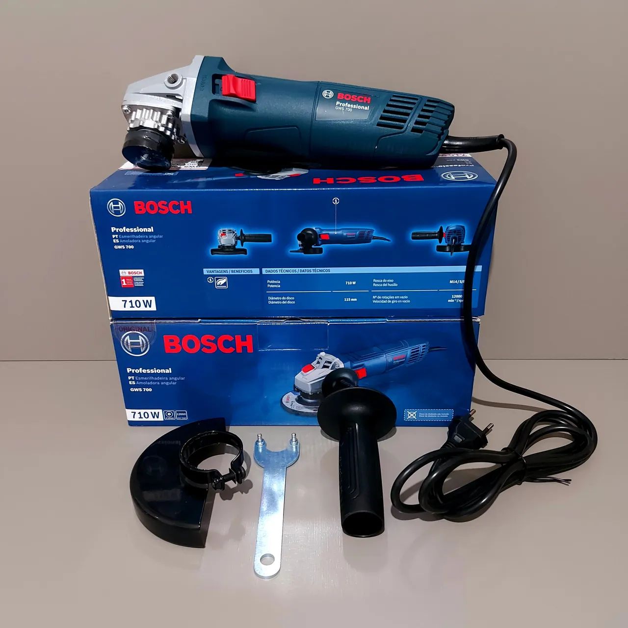Esmerilhadeira Bosch 710W 127V64522276014337124