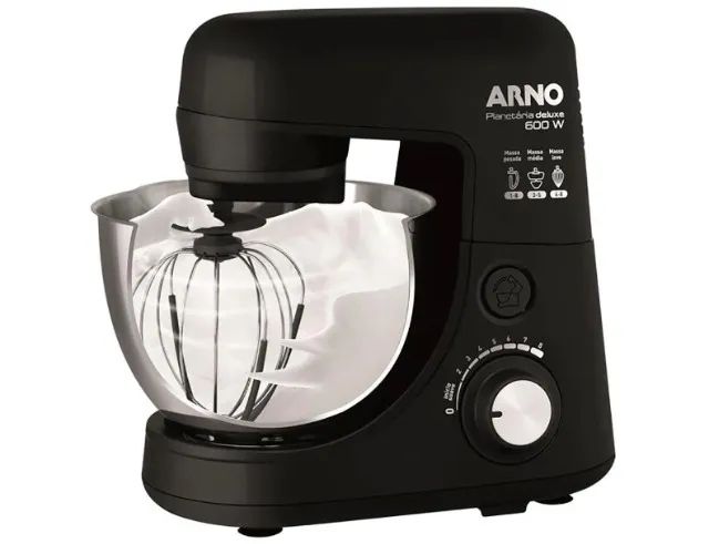 Batedeira Planetária Arno Deluxe Sx71, Tigela INOX, 600W, 8 vel. - 110V (NOVO) - Foto 2