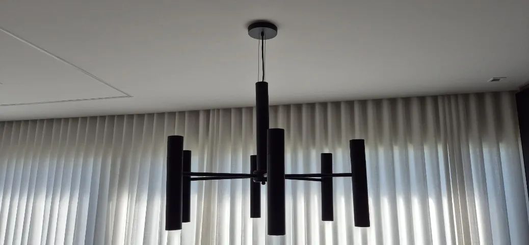 Lustre Pendente 6 Braços Ø78x48cm Metal- OldArtisan Pd-4951/6 - Foto 2