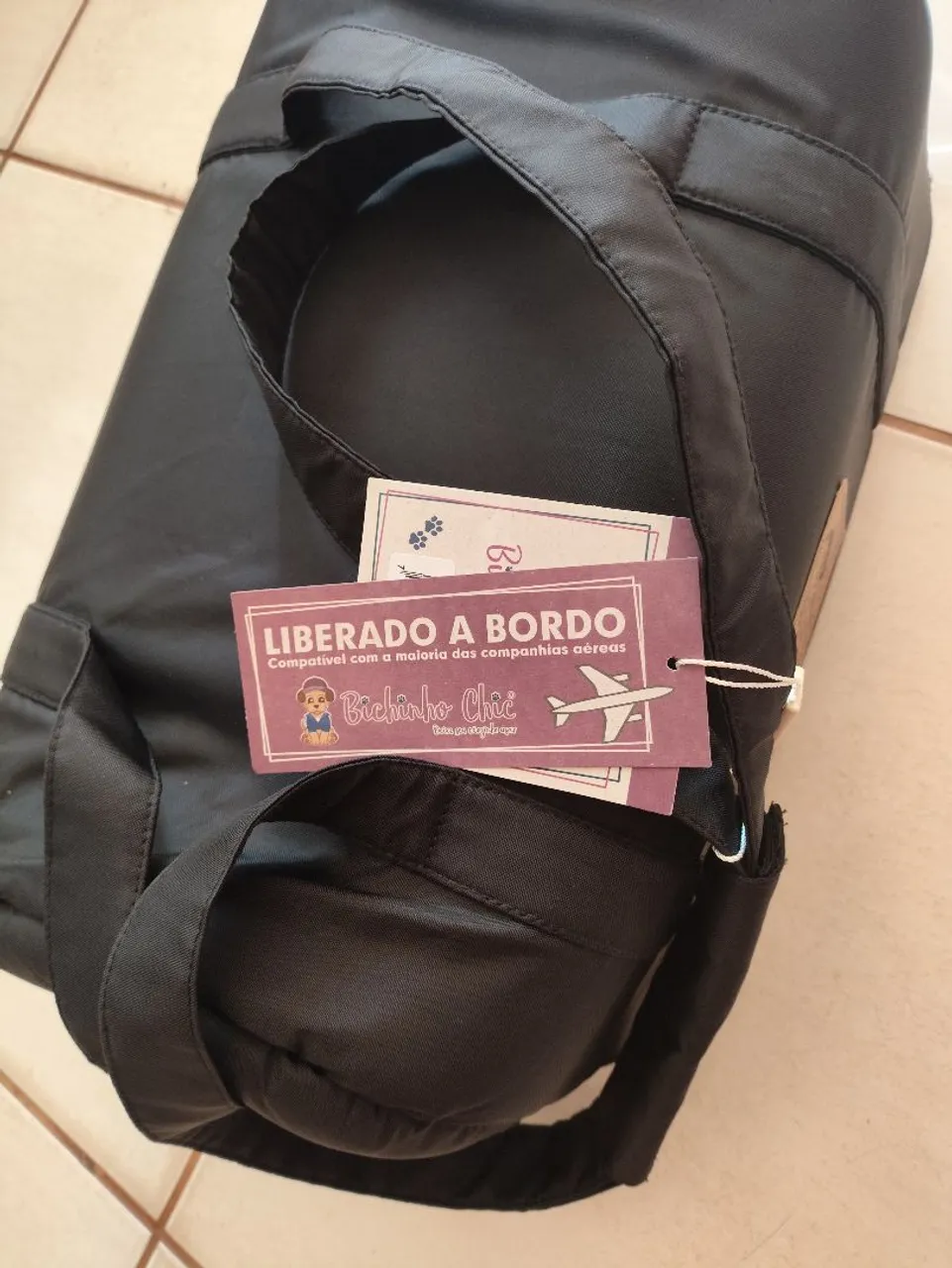 Bolsa de transporte para pet Bichinho Chic - Liberado a Bordo
