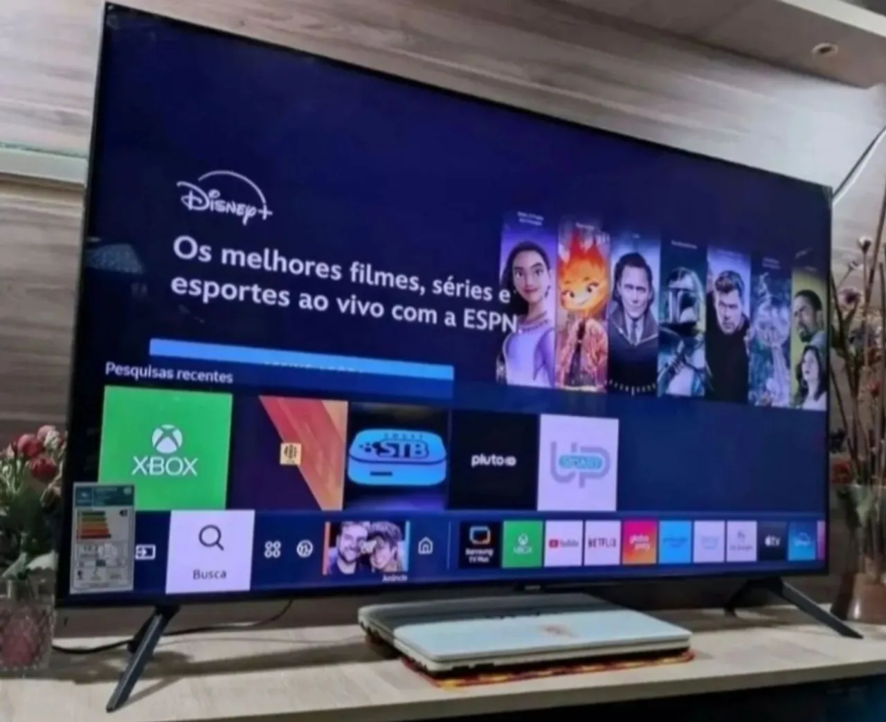 Tv Samsung 50 Smart 4k Cristal Nota fiscal e caixa 1690