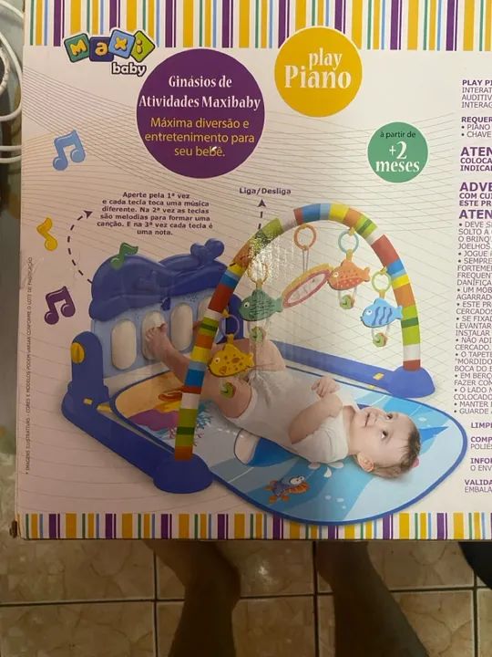 Playmat Infantil com Piano e Arco de Brinquedos - Foto 2