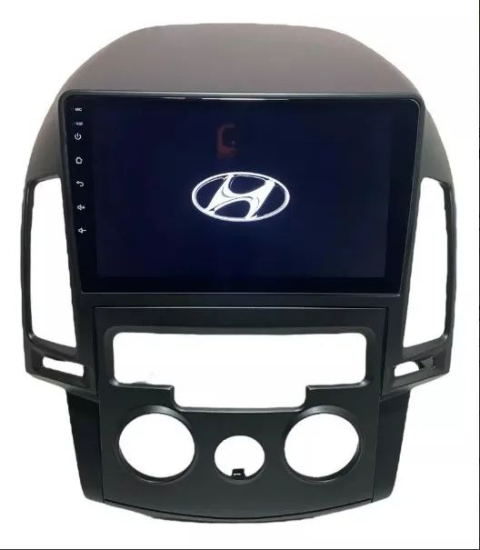 Central Multimídia Android 9 Pol. Carplay e Android Auto I30 Ar Analógico 2008 a 2012