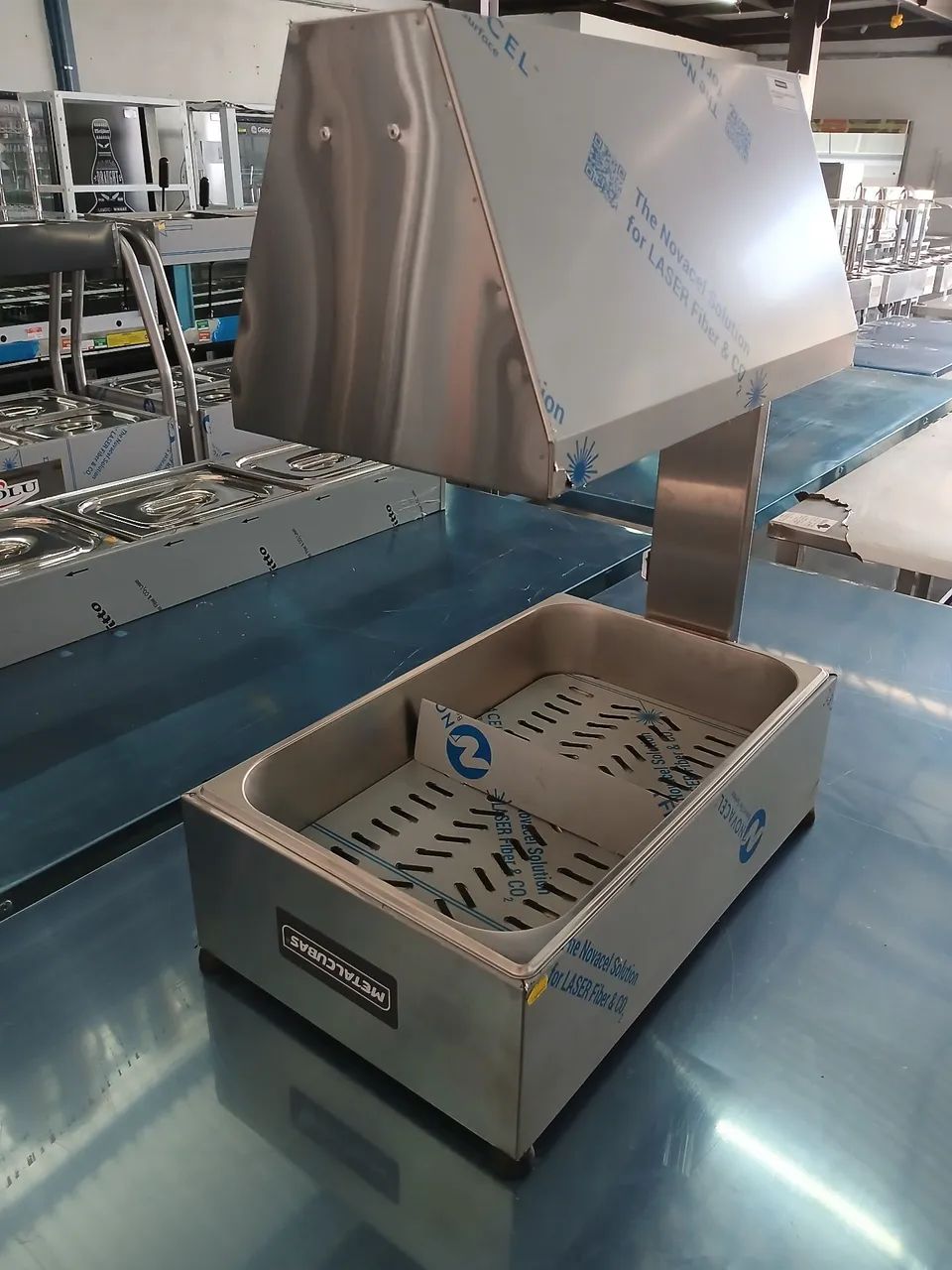  Conservador de Fritura 1 Cuba inox Metalcubas  - Foto 2