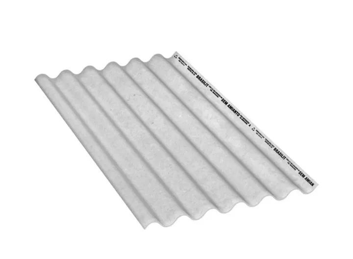  40 Telhas fibrocimento 6mm 2,44x110