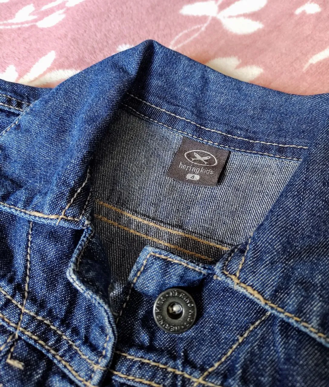 Jaqueta Jeans Infantil Hering Kids - Tam. 4