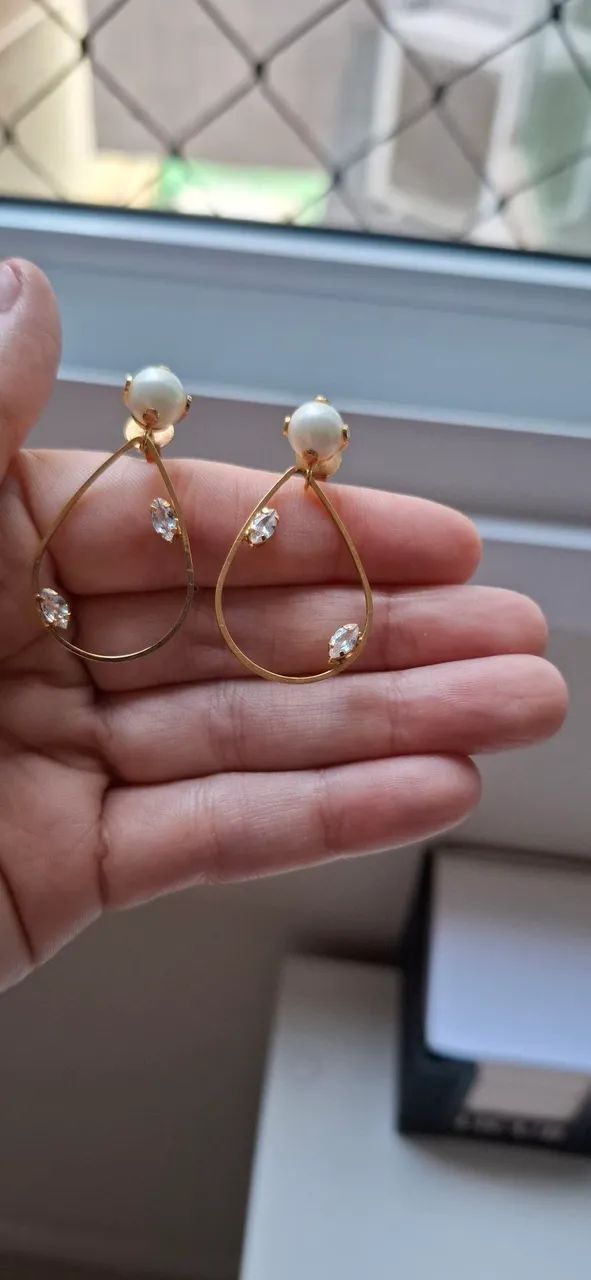 Brincos com Pérolas  - Foto 2