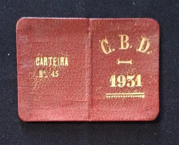 Carteira de filiado da CBD Confederação Brasileira de Desportos para o ano de 1931 - Foto 2