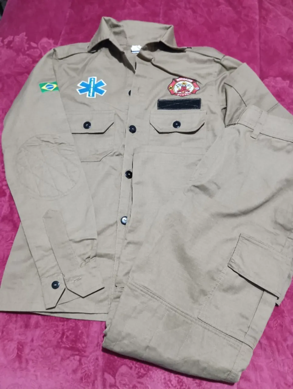 Uniforme bombeiro civil
