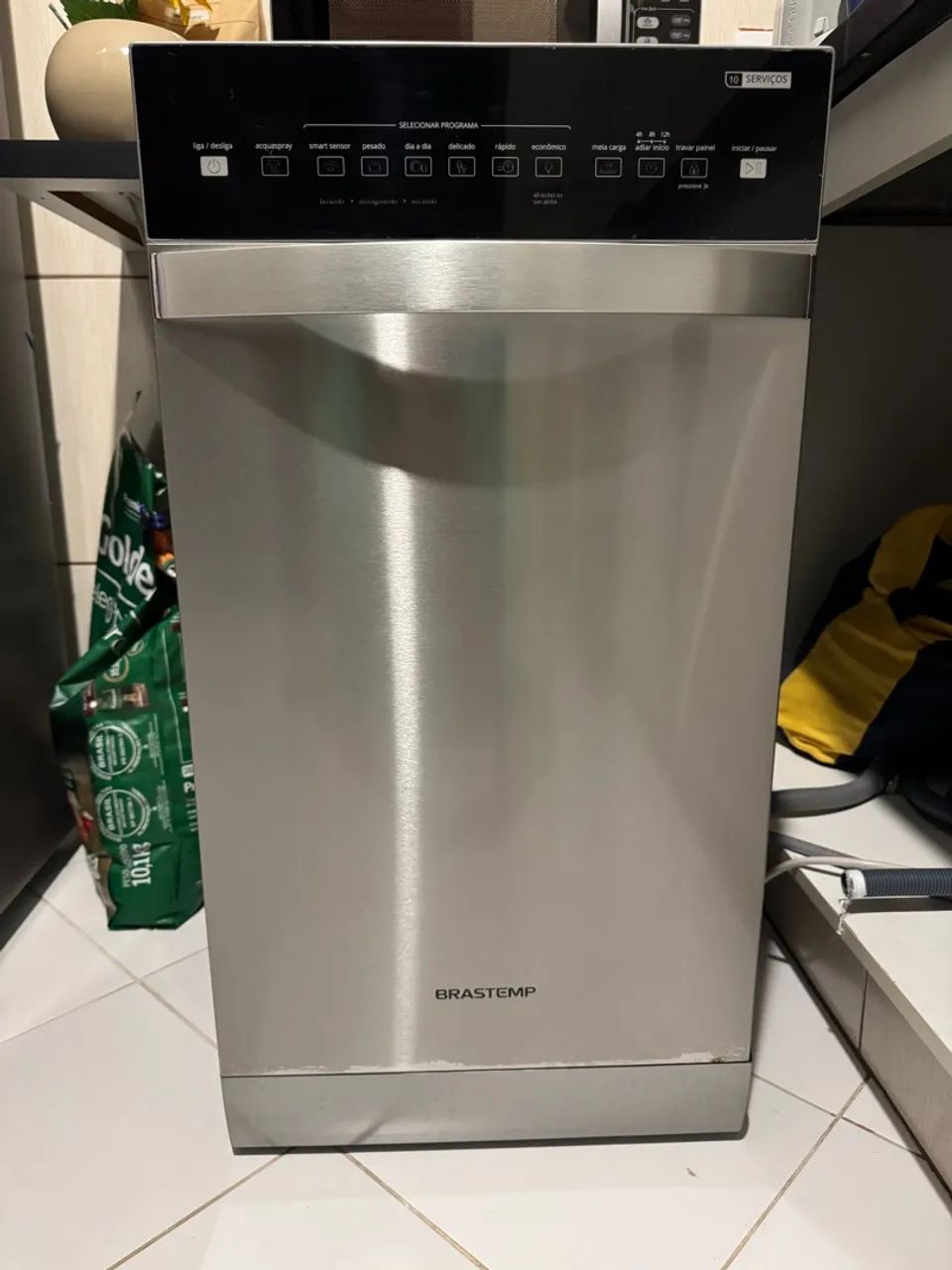 Lava-louça Brastemp Inox 10 serviços 