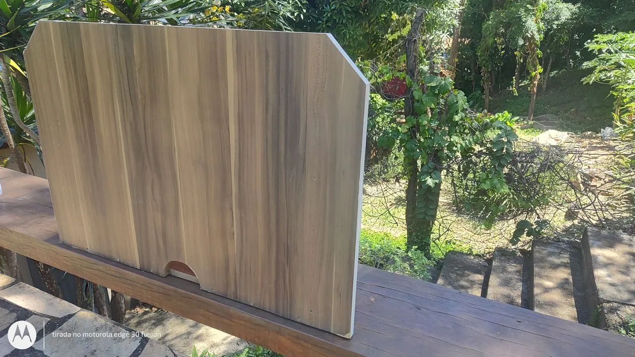 Rack de madeira para TV e DVD - Foto 4