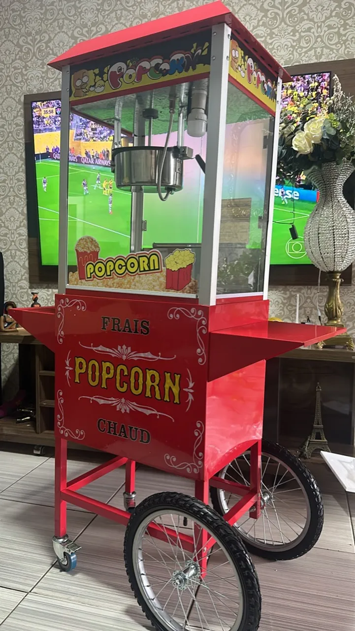 Carrinho de pipoca elétrico