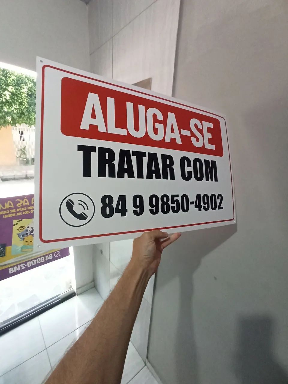 Placa de Aluga-Se / Tangará RN - Foto 3