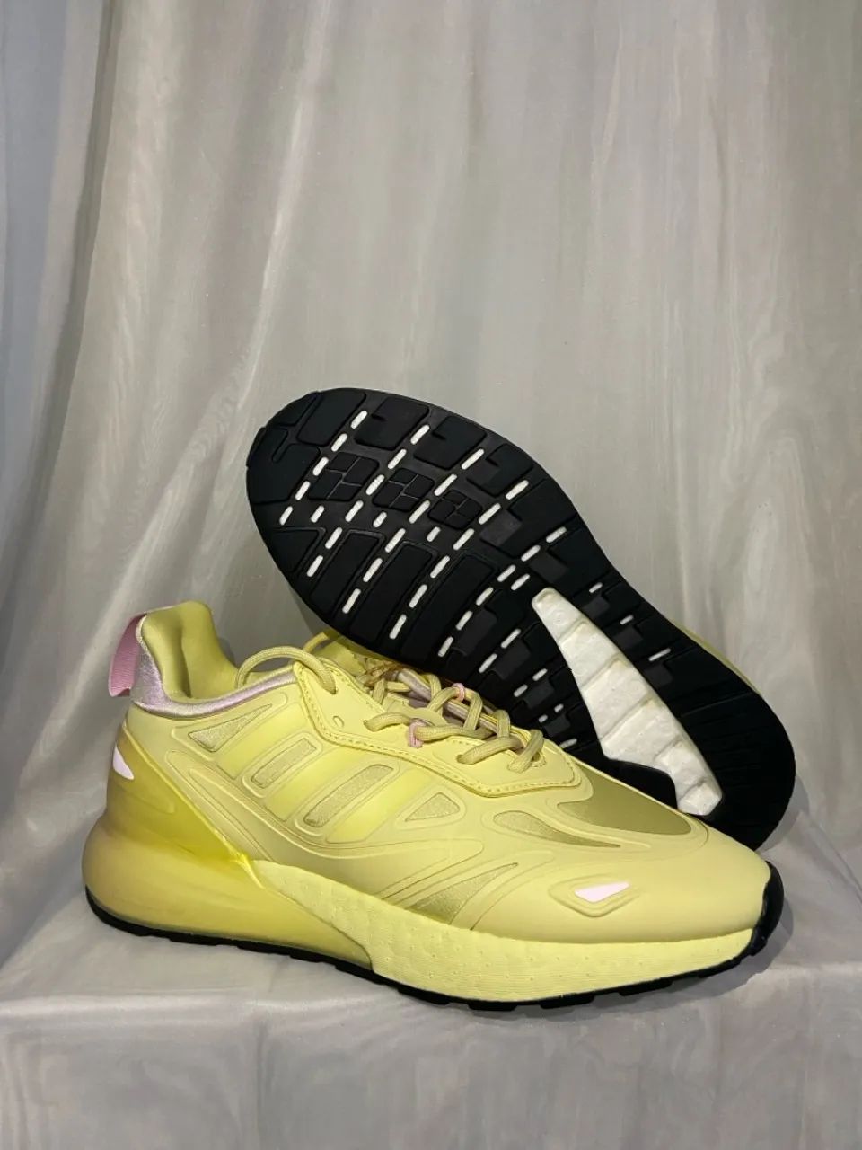yas Tênis Adidas Ninja Zx 2k Boost Amarelo