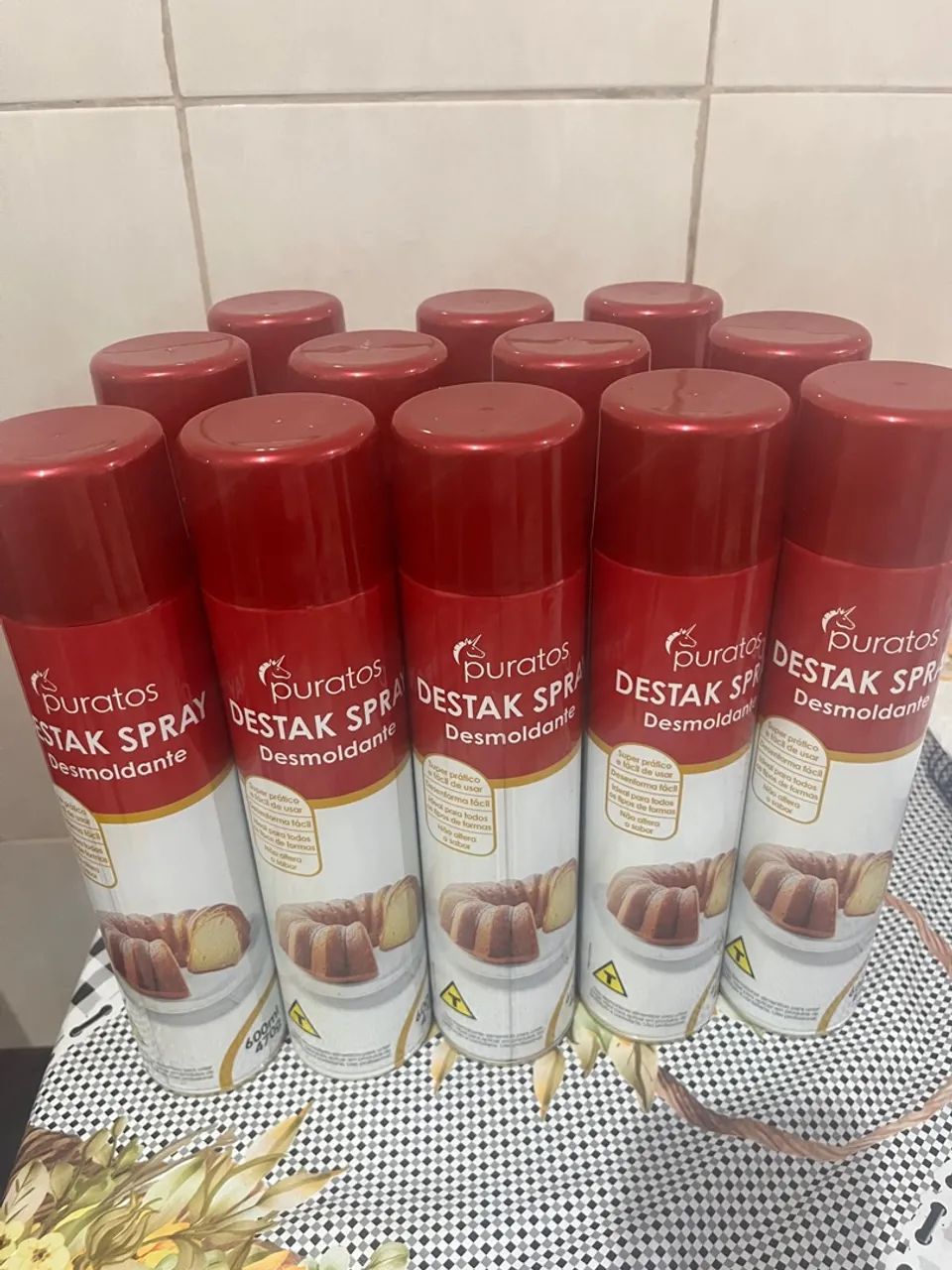 Desmoldante Destak Spray Puratos 600ml - Foto 5