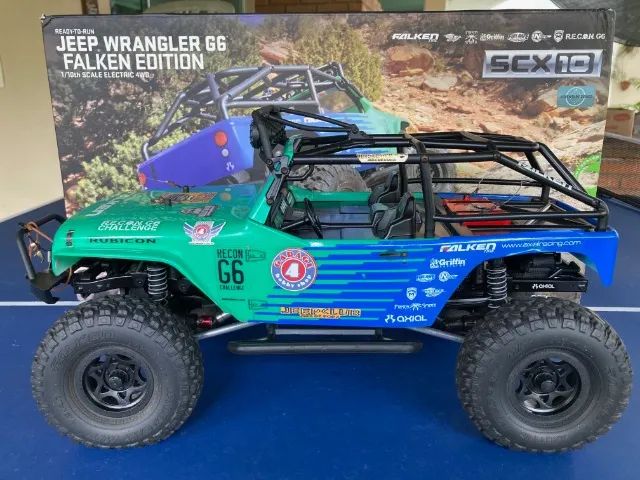 Carrinho de controle remoto rock crawler RC AXIAL SCX 1/10 - JEEP - Foto 3