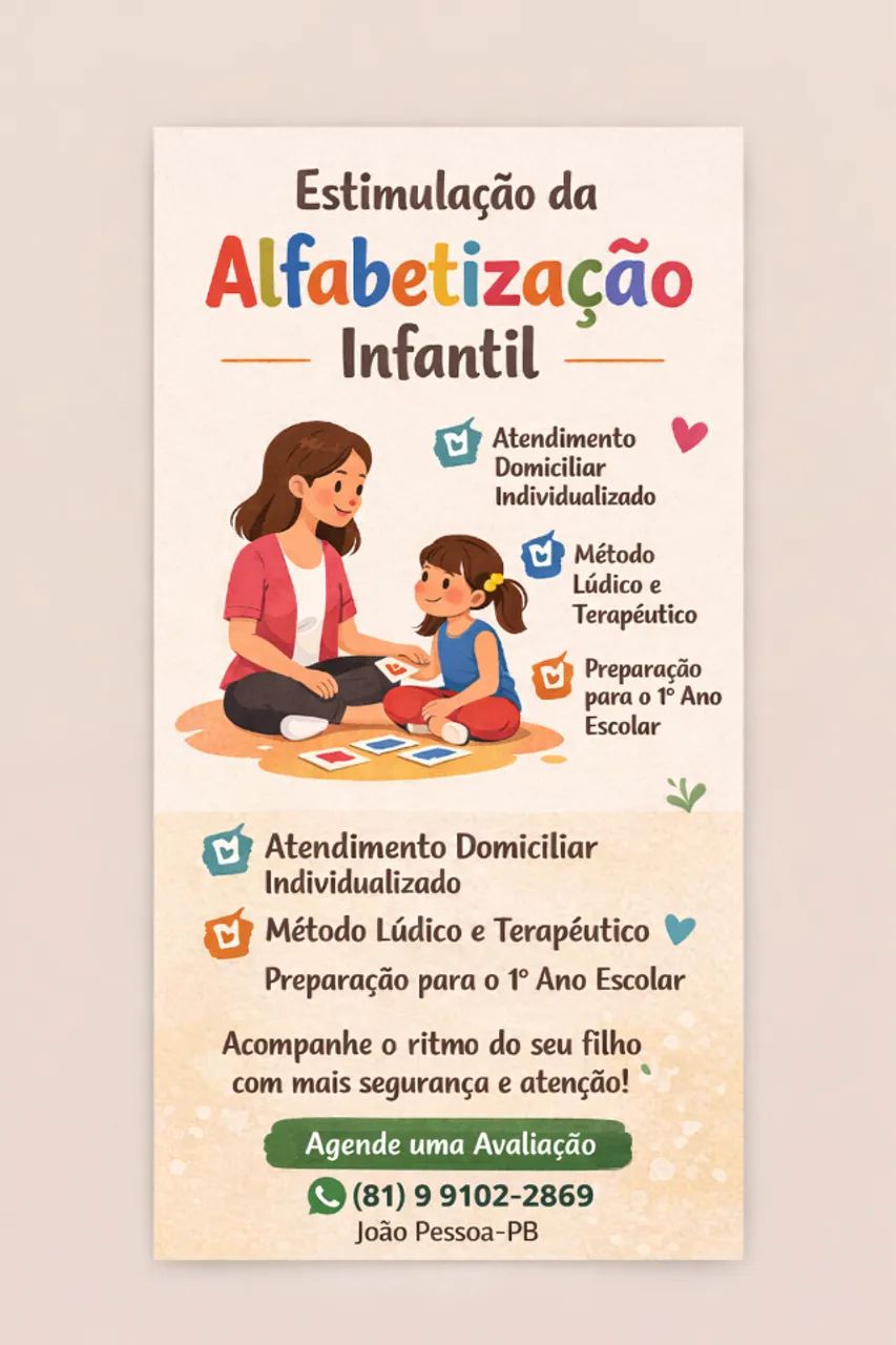 Aulas de Reforço - Alfabetização