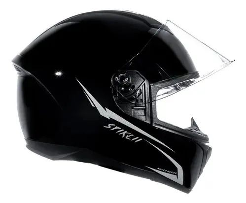 Capacete Peels Spike 2 Preto Brilhante Masculino Feminino - Foto 2