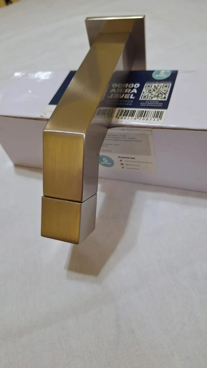 Torneira de parede para banheiro modelo TB100 Nera Níquel - Foto 6