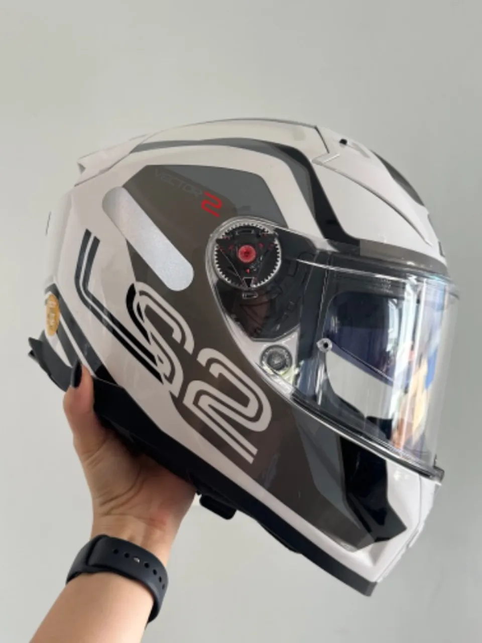 CAPACETE LS2 VECTOR II METRIC BRANCO