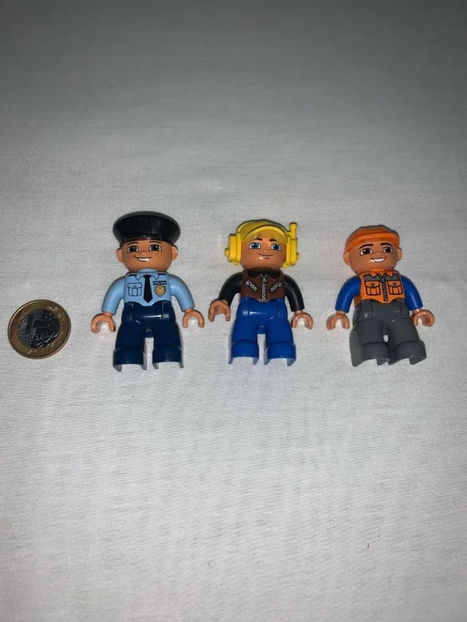 Bonecos Lego Duplo Kit Com 3 - Excelente Estado Original - Foto 3