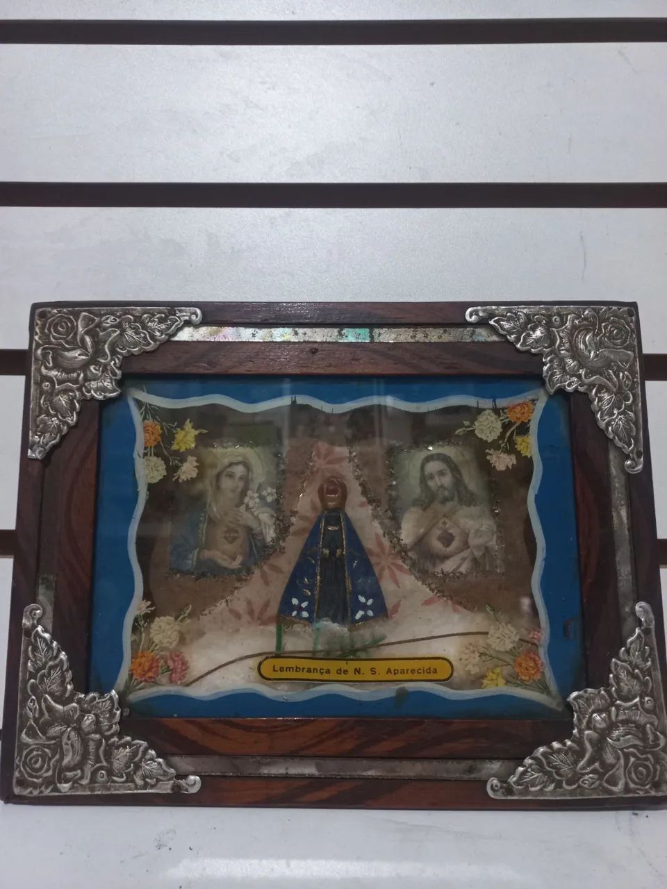 Quadro antigo Religioso 18x24 - Foto 2