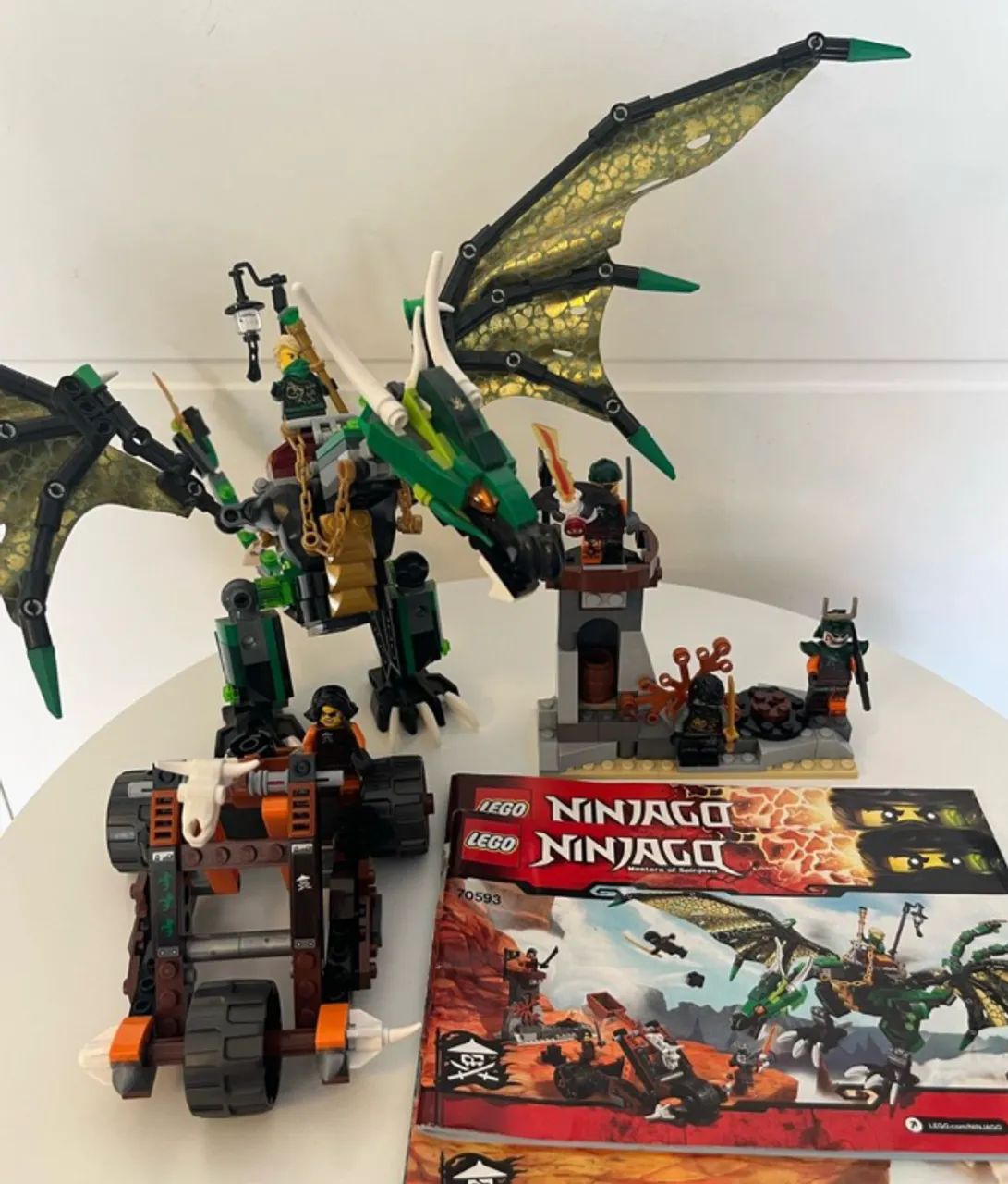 lego ninjago 70593 - the green ngr dragon