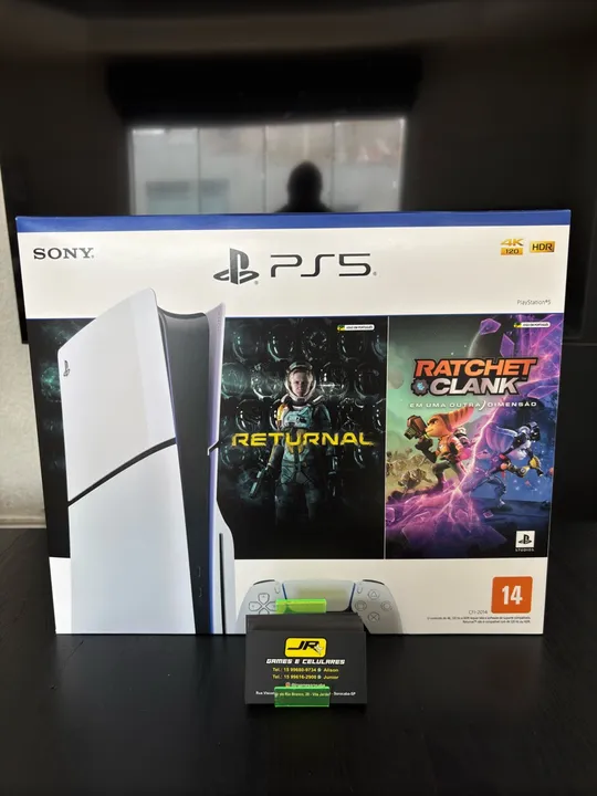 Playstation 5 slim fisico novo lacrado jr games