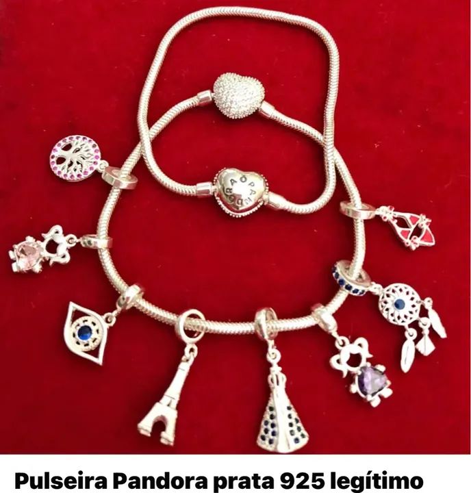 Pulseira Pandora Prata 925 Legítima