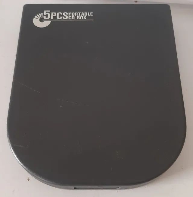 Porta Cd E Dvd Para 5 Mídias Preto (Usado) - Foto 2