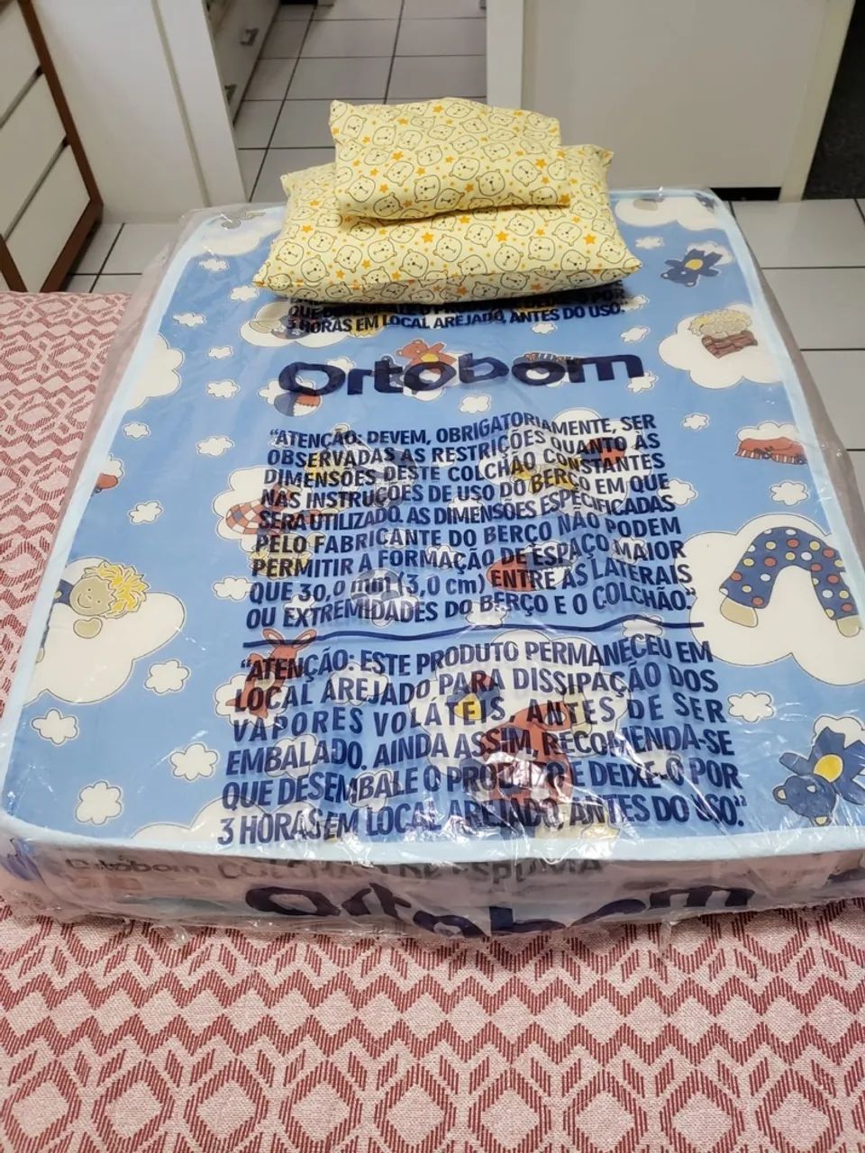 Berço Portátil Galzerano com colchão Ortobom   - Foto 4