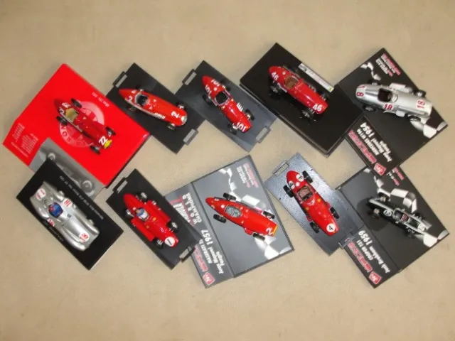 Formula 1 miniatura de todos os carros 1:43