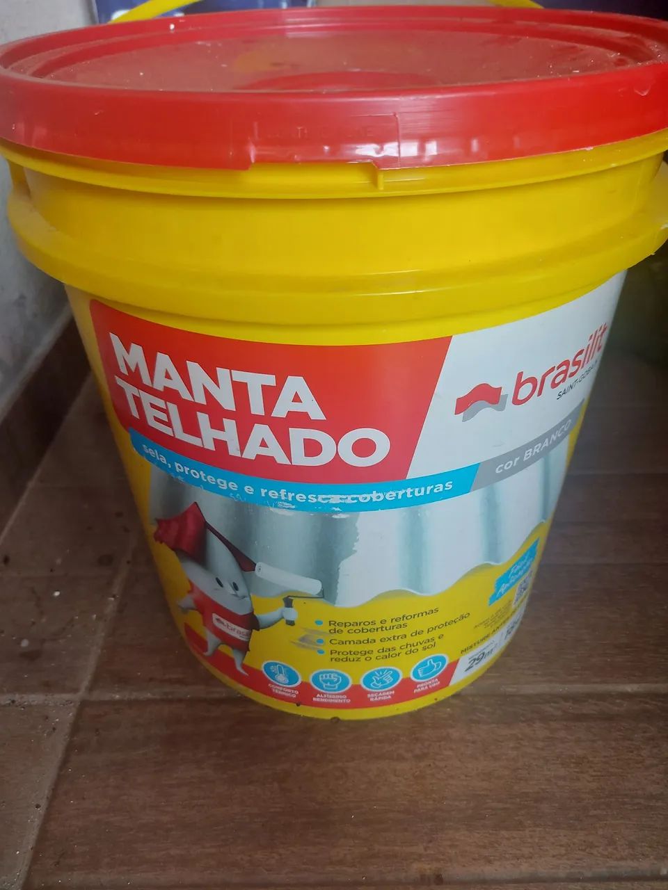 Manta Telhado Brasilit - 29m² - Branco - Foto 2