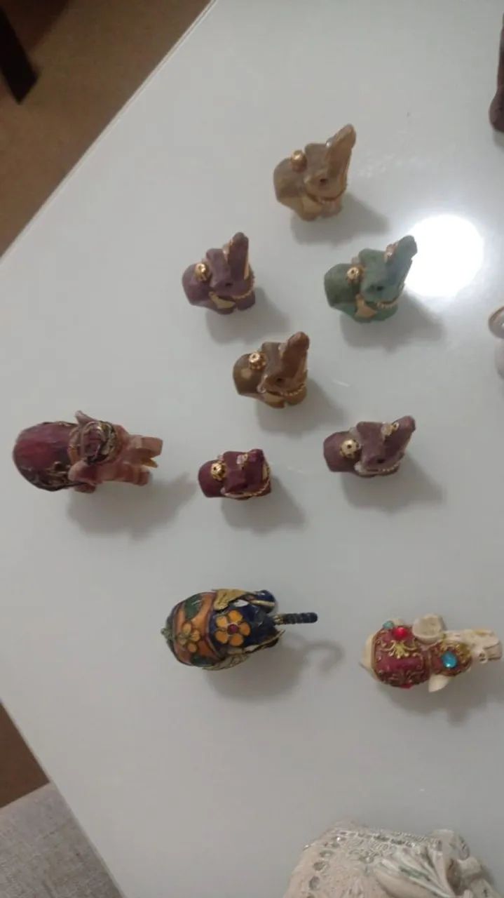 Coleção de Miniaturas de Elefantes. - Foto 3